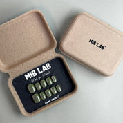 Coffret MIB LAB Guava avec press on nails premium réutilisables, kit complet, retrait à Genève et livraison en Suisse.