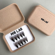 Coffret MIB LAB Grip avec press on nails premium réutilisables dégradé noir, kit complet, retrait à Genève et livraison en Suisse.