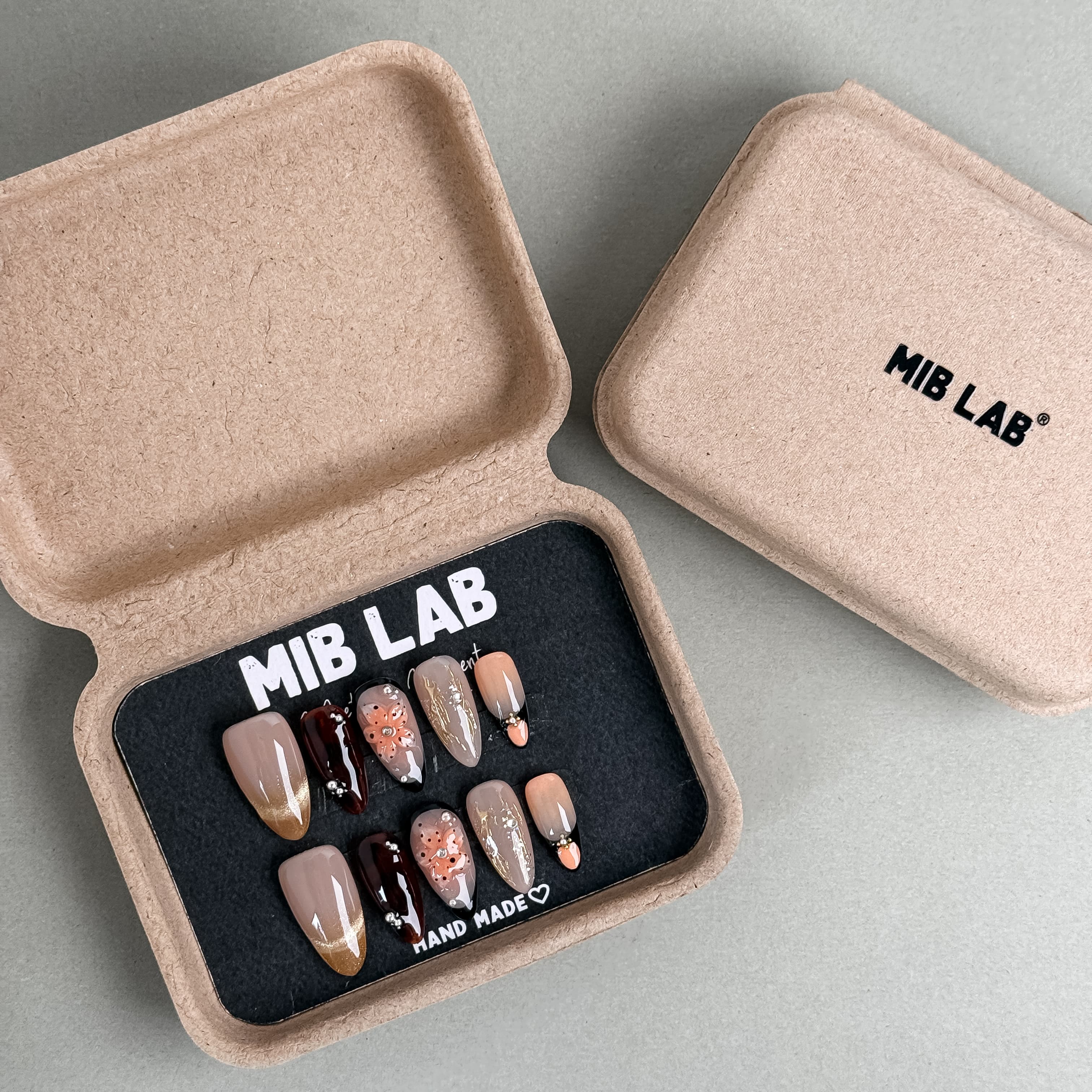 MIBLAB packaging box displaying the Maple nail set