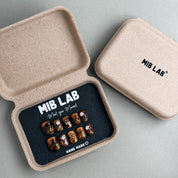 Coffret MIB LAB Salt Leather avec press on nails premium réutilisables écaille, kit complet, retrait à Genève et livraison en Suisse.